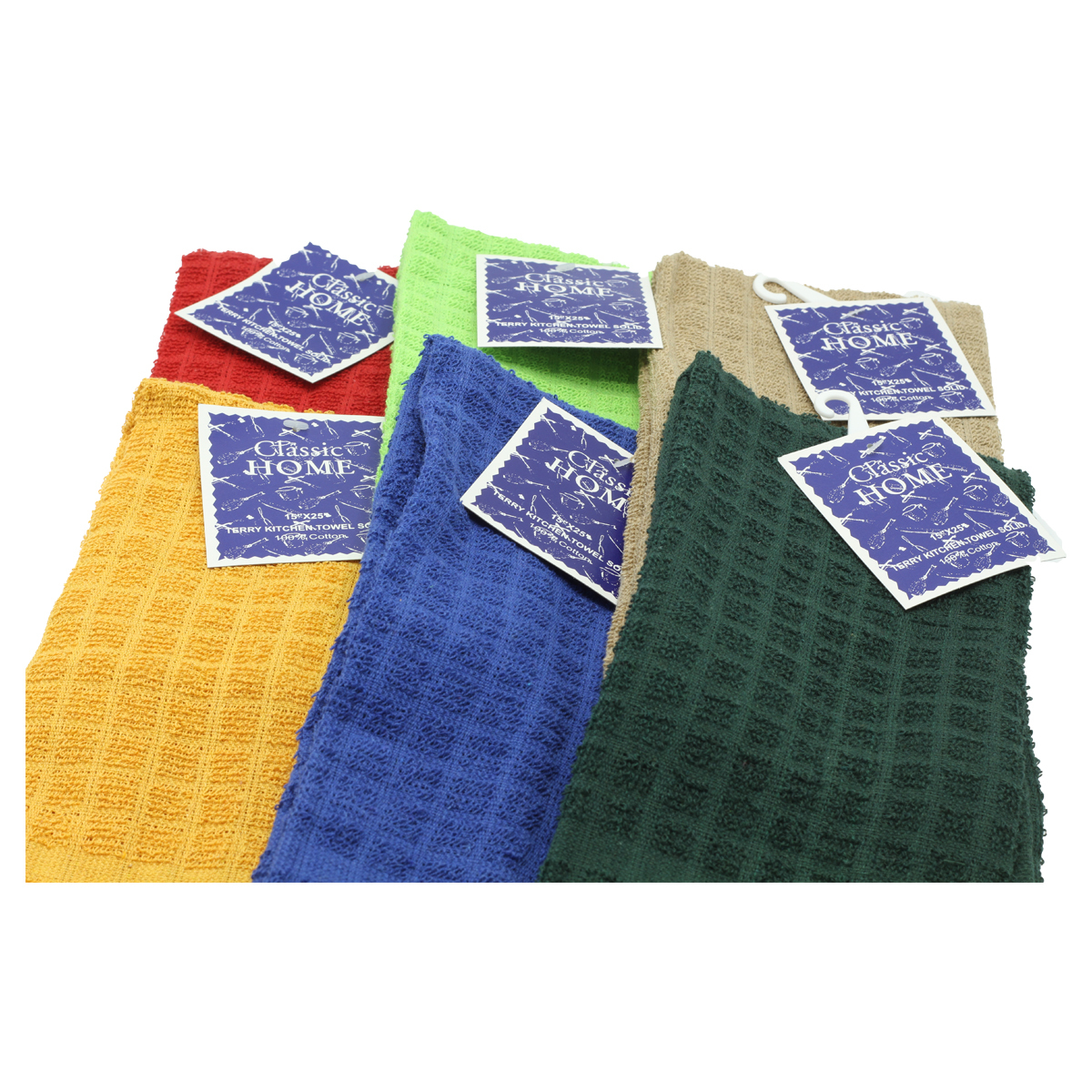Ddi Assorted Terry Kitchen Towels(pack of 144)