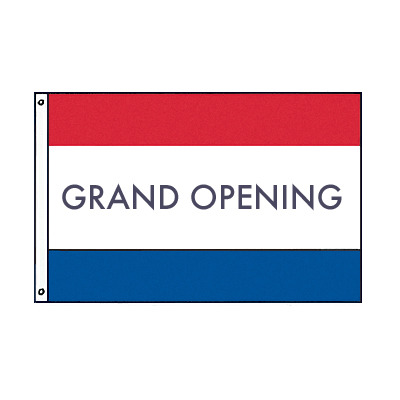 3x5 Polyester Grand Opening Flag(pack Of 6)