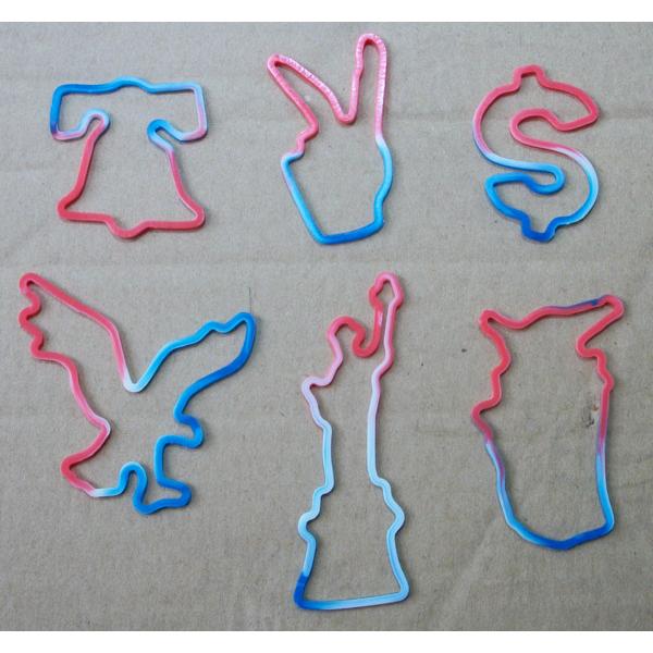 DDI America-Red White Blue Fun Shaped Bracelets(Pack of 24) at Sears.com