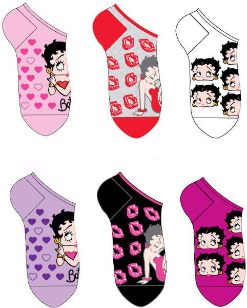 Ddi Ladies Betty Boop No Show Socks(Pack of 120) at Sears.com