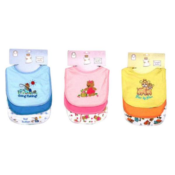 Snugly Baby 5 Pack Baby Bib Set(Pack of 144)