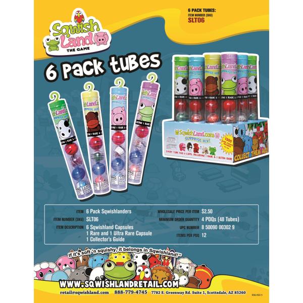 Sqwishland 6 pack tubes(Pack of 2400) at Sears.com