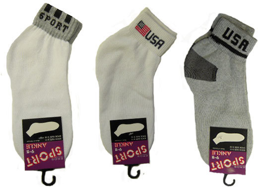 Ddi Women's USA Patterned Ankle Socks(Pack of 120) at Sears.com