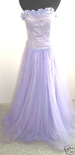 Jovani 75% SALE!! LAST ONE IN STOCK!! Jovani Ruffle Strapless Lace Bodice Full Tulle Bottom Formal Dress (Size 8) at Sears.com