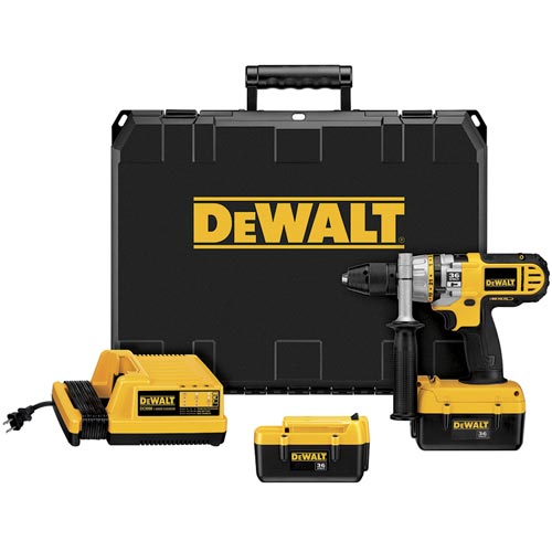 DeWALT DC901KL 36V 1/2" Lithium-Ion Hammerdrill Hammer Drill Driver Tool Kit at Sears.com