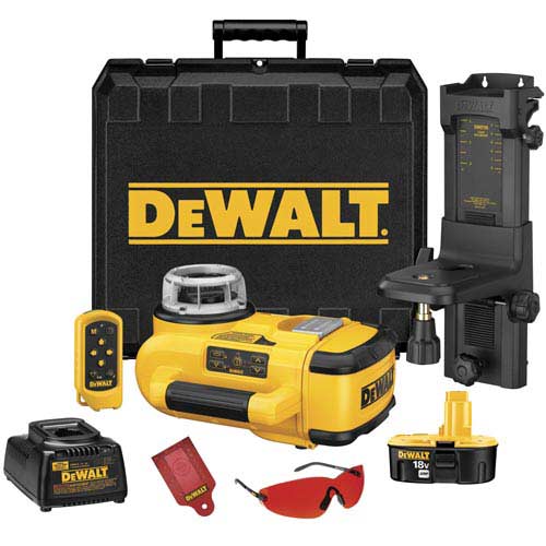 DeWalt DW079KI 18V Self Leveling Interior Rotary Laser DeWalt DW079KI 18V Self Leveling Interior Rotary Laser
