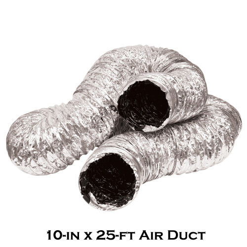 DL Wholesale 10" x 25' Terra Duct High Grade Air Ducting For Hydroponics Fan Carbon Filter at Sears.com