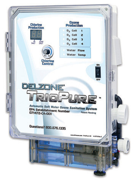 Hayward Del Ozone TrioPure-25 Salt Chlorine Ozone Generator 50k
