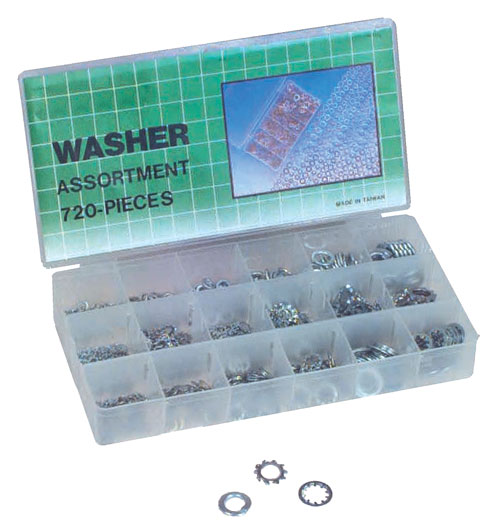 Berk Automotive Washer Assortment Kit Lock Washers Set - 720 Pc at Sears.com