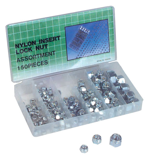 Berk Automotive Nylon Insert Bolt Lock Nut Assortment Tool Kit - 150 Pc at Sears.com