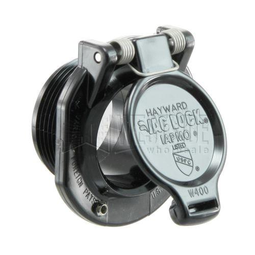 Hayward W400BBKP Black Vac Lock Safety Wall Fitting