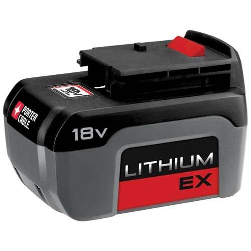 Porter-Cable PC18BLEX 18-Volt Lithium-Ion Cordless EX Battery Pack at Sears.com