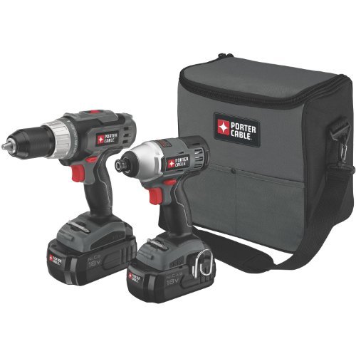 Porter-Cable PC218IDC-2 18-Volt NiCd Drill/Impact Driver 2-Tool Kit at Sears.com