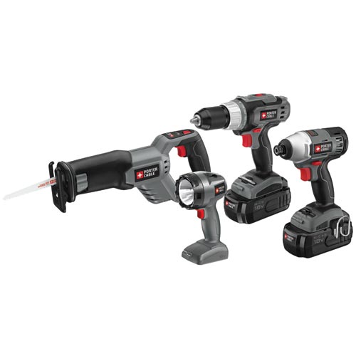 Porter-Cable PC418IDC-2 18-Volt NiCd 4-Tool Combo Kit at Sears.com
