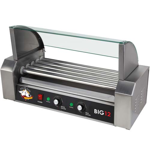ROLLER-DOG Roller Dog Commercial 12 Hot Dog 5 Roller Grill Cooker Machine - RDB12SS-KIT at Sears.com