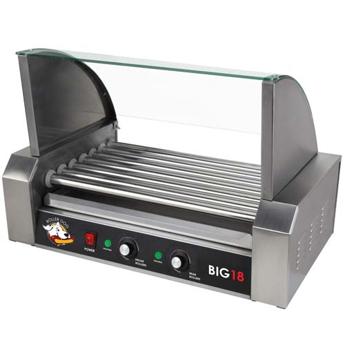 ROLLER-DOG Roller Dog Commercial 18 Hot Dog 7 Roller Grill Cooker Machine - RDB18SS-KIT at Sears.com
