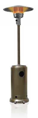 Garden Radiance Stainless Steel & Gold Hammered Outdoor Patio Heater - GS4400GD at Sears.com
