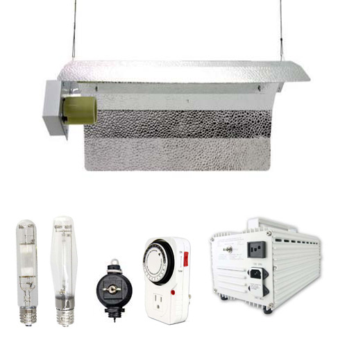 Virtual Sun 600W HPS MH Grow Light Winged Reflector Hood Kit Magnetic - 600 Watt at Sears.com