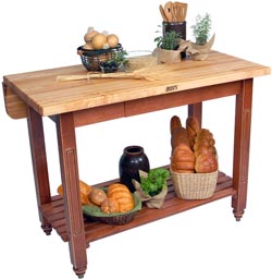 John Boos Butcher Block Island with Drop Leaf at Sears.com