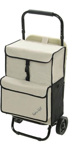 Rest-n-Roll Deluxe Folding Shopping Cart with Wheels STND-1 at Sears.com
