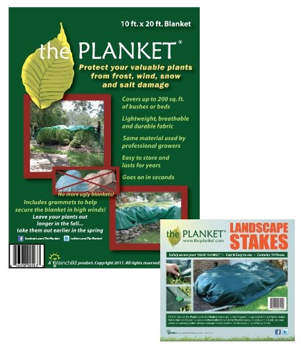 Planket Plant Frost Protection Cover Kit 200 sqft with 14 Landscape Stakes at Sears.com
