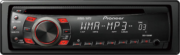 PIONEER DEH-1300MP CD Receiver with MP3/WMA Playback and Remote Control at Sears.com