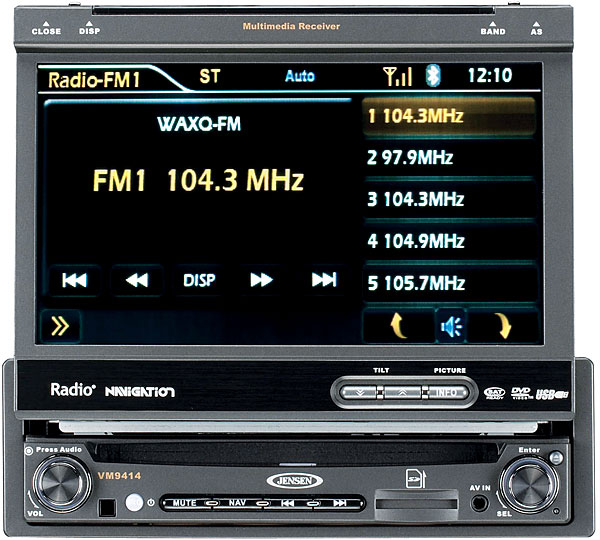 Jensen Remanufactured Jensen Vm9414 7 Inch Single-Din Multimedia Navigation Receiver at Sears.com