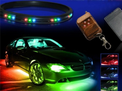 ZEEZ 7-Colors LED Undercar Neon Strip Underbody Under Car Body Light Kit For DODGE Charger at Sears.com
