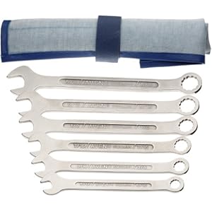Aven 21187-105 Stainless Steel Combination Wrench Set, 6-piece in Roll Up Pouch at Sears.com