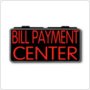 LED Neon Sign Indoor Pay Bill Bill Payment Center 13" x 24" Simulated Neon Sign at Sears.com