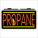 Indoor Propane Tanks Cylinders Propane 13 x 24 Simulated Neon Sign