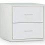 Organize It All 84518-1 Neu Home 15" Two Drawer Storage Cube In White at Sears.com