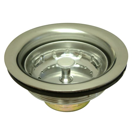 Kingston Brass K111 Stainless Steel Kitchen Basket Strainer- - D 4-.389 Inch X - H 2-.5 Inch at Sears.com