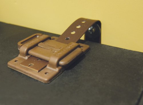 Safe-T-Proof Disaster Preparedness STP-MP-201-BR-01 Anti-Tip Fastening System Furniture Fastener-BROWN