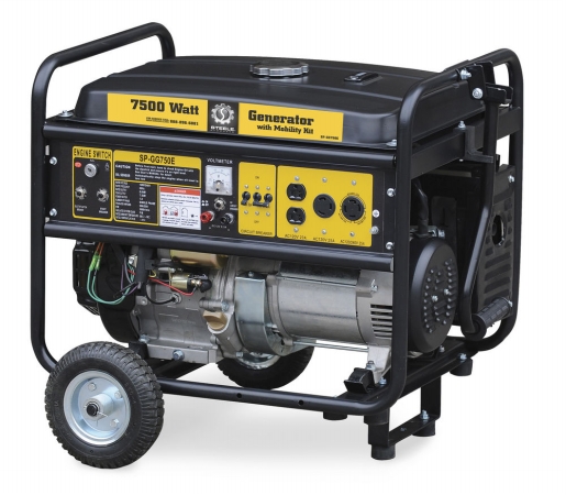 Steele Products SP-GG750E 13 HP 4 Cycle Gas Powered Portable Generator with Wheel Kit and Electric Start at Sears.com