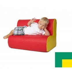 Foamnasium 1063 Cloud Sofa - Green face or Yellow side at Sears.com