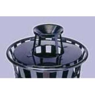 Witt Industries M3601-AT-GN Receptacle with ash urn lid and plastic liner- green Witt Industries M3601-AT-GN Receptacle with ash urn lid and plastic liner- green