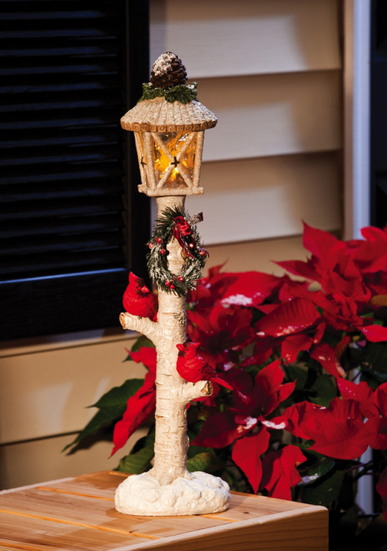 Evergreen Enterprises 843448 Berryand Pine Lamp Post with Light at Sears.com