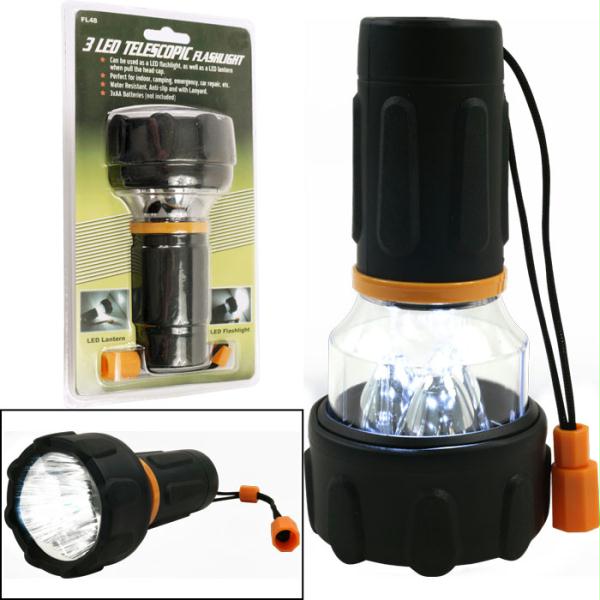 Trademark Commerce Super Bright 3 Led Flashlight / Lantern Combo at Sears.com