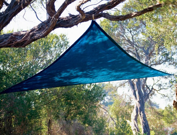 Coolaroo 434502 Kool Kolors Sail 9 ft. 10 in. Triangle Blue at Sears.com