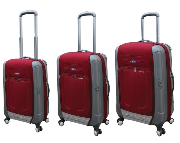 Travelers Club Luggage FORD-11503-640 Ford Flex 2 Series- 3 Piece Expandable Hybrid Set with 360 Degree 4-Wheel System in Burgundy at Sears.com