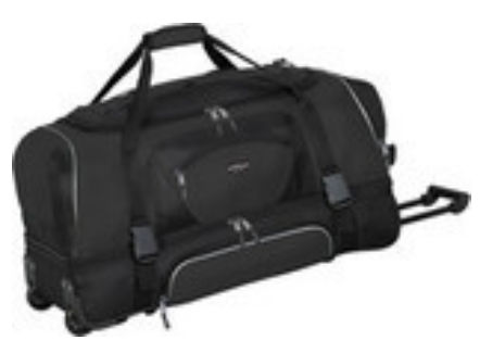Travelers Club Luggage 57036-001 Adventurer Duffel Collection- 36 2-Section Drop Bottom Rolling Duffel in Black at Sears.com
