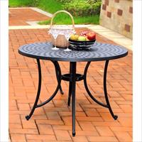 Modern Marketing CO600142-BK Sedona 42 in. Cast Aluminum Dining Table in Charcoal Black Finish at Sears.com