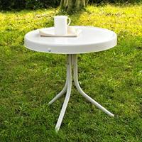 Modern Marketing CO1011A-WH Griffith Metal 20 in. Side Table in White Finish at Sears.com