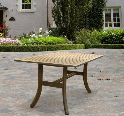 Vifah V1300 Renaissance Outdoor Hand-scraped Hardwood Rectangular Table at Sears.com