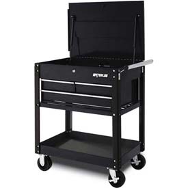 Waterloo Industries SP-UC3BK 3-Drawer Utility Cart - Black