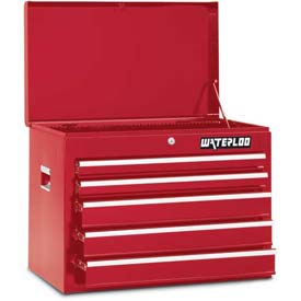 Waterloo Industries WCH-265RD 26in. 5-Drawer Chest - Red at Sears.com