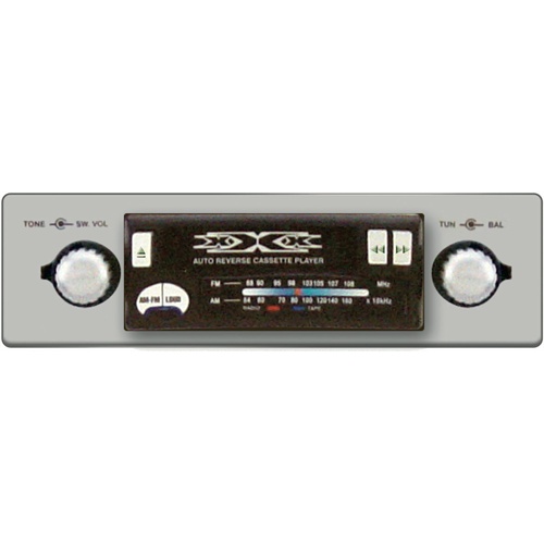 AUDIOP KP9900KT Shaft Mount Auto Reverse Cassette Receiver with 2 4 in. Speakers at Sears.com