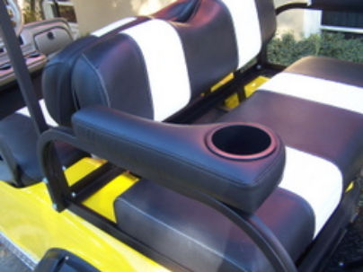 Stenten Gold Cart Accessories Stenten Golf Cart Accessories AR0CBL Arm Rest Rear - Cushion with Cup Holder - Black Pair at Sears.com