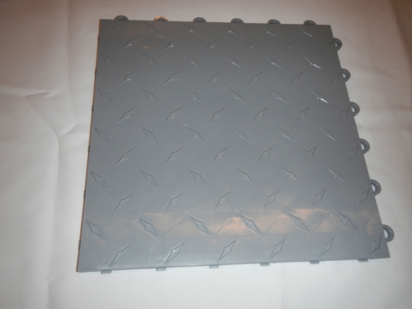Raceway Tile 10003 Raceway Flooring Tile - Grey, 10 pack at Sears.com